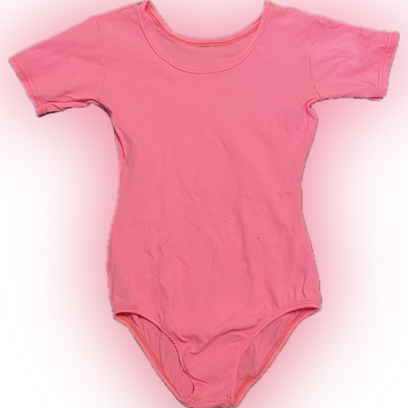 Tops Hot Pink Neon Bodysuit Leotard Poshmark